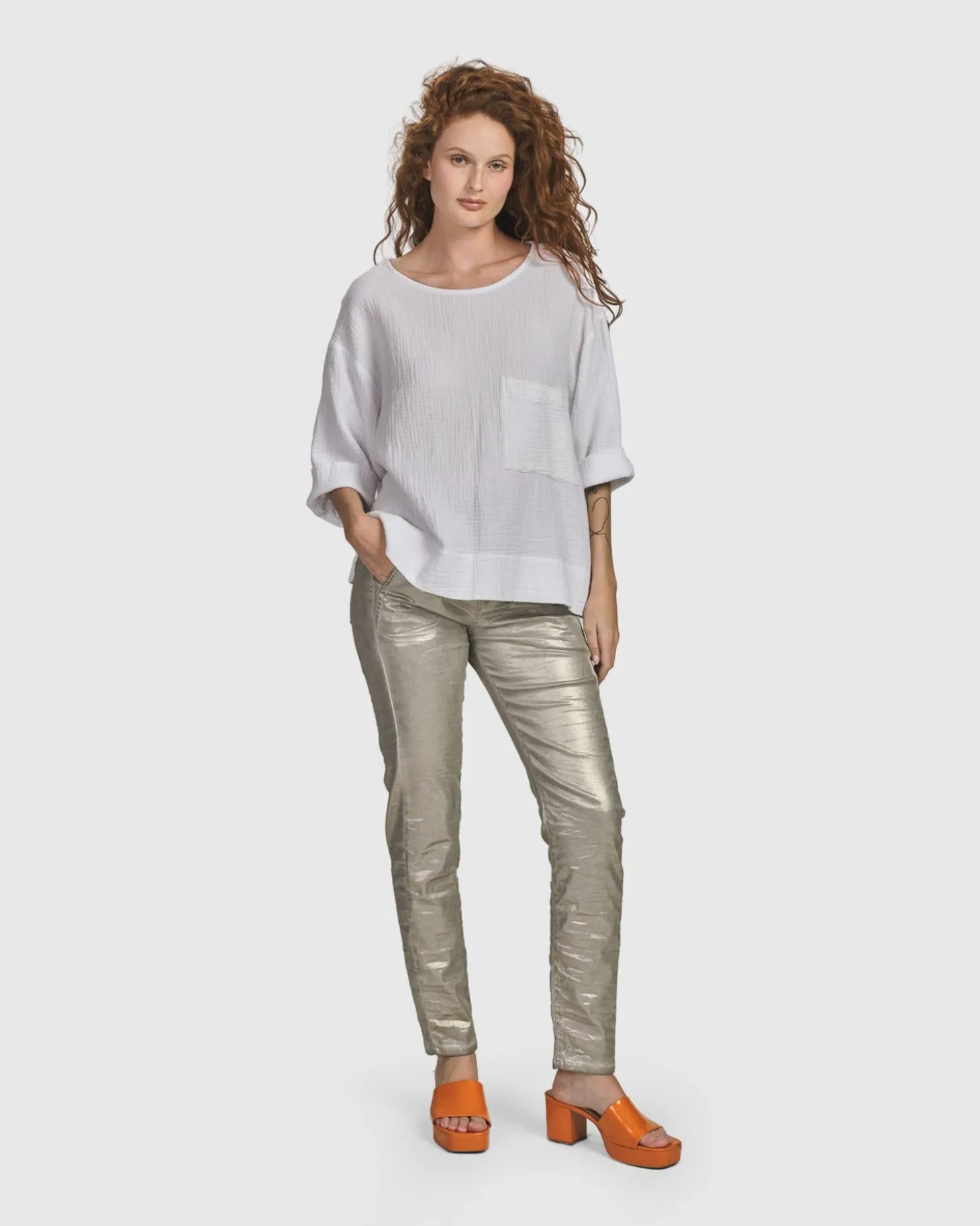 Recreation Tee, White