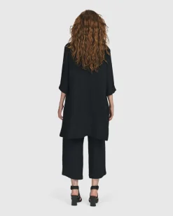 Recreation Tunic Top, Black