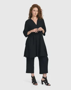 Recreation Tunic Top, Black