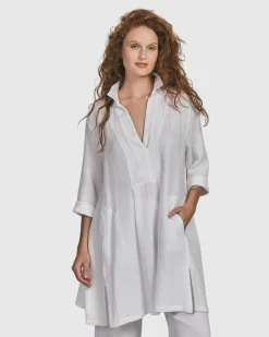Recreation Tunic Top, White