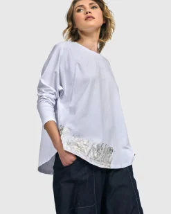 Sacramento Relaxed Top, White