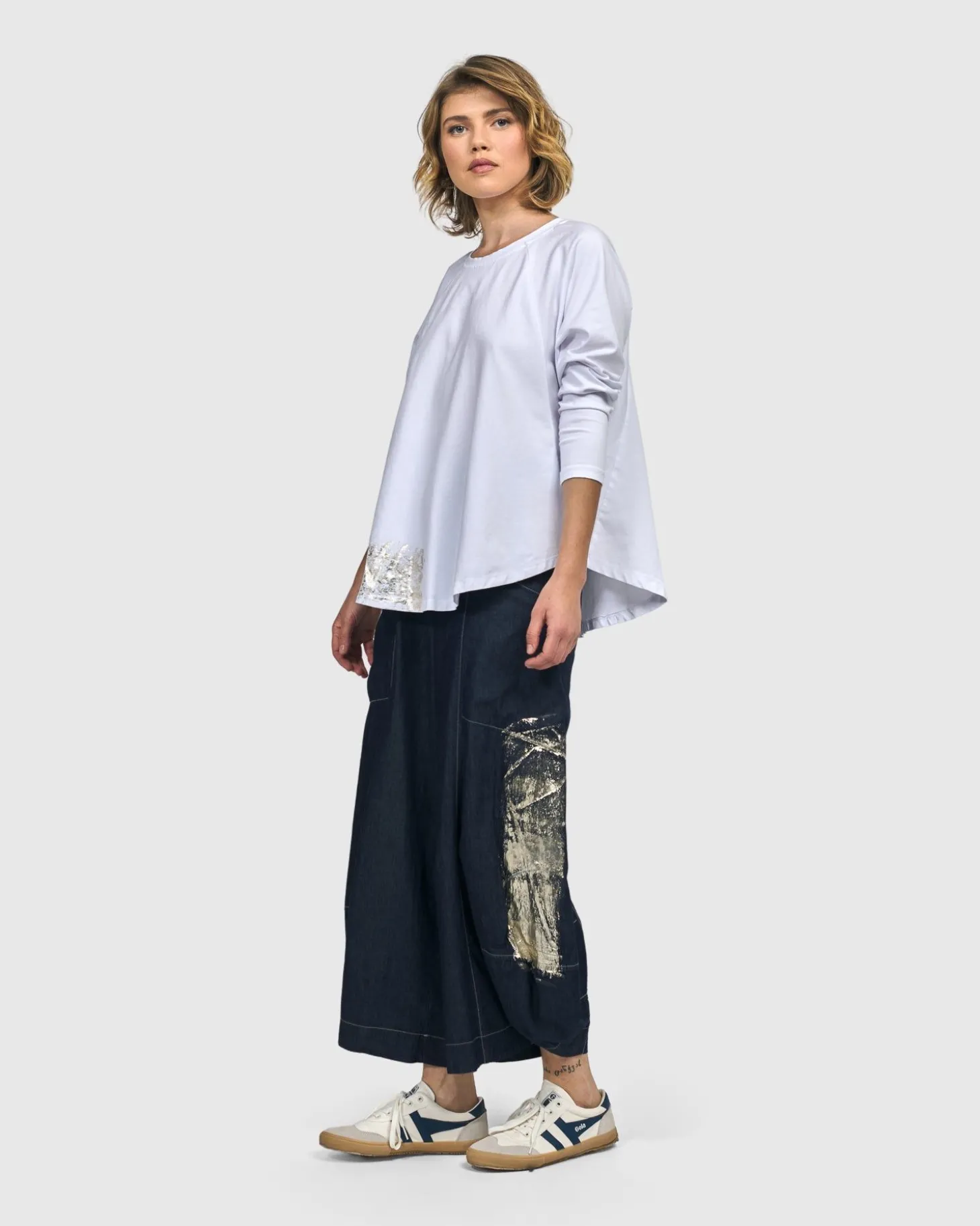 Sacramento Relaxed Top, White