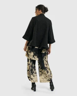 Sagittarius A-Line Jacket, Charcoal