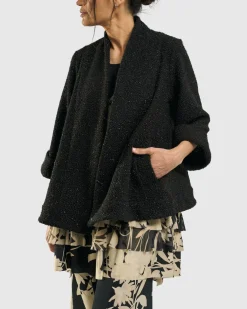 Sagittarius A-Line Jacket, Charcoal