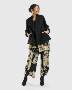Sagittarius A-Line Jacket, Charcoal