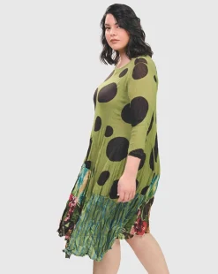 Sara Swing Dress, Olive