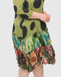 Sara Swing Dress, Olive