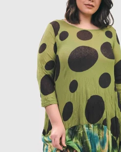 Sara Swing Dress, Olive