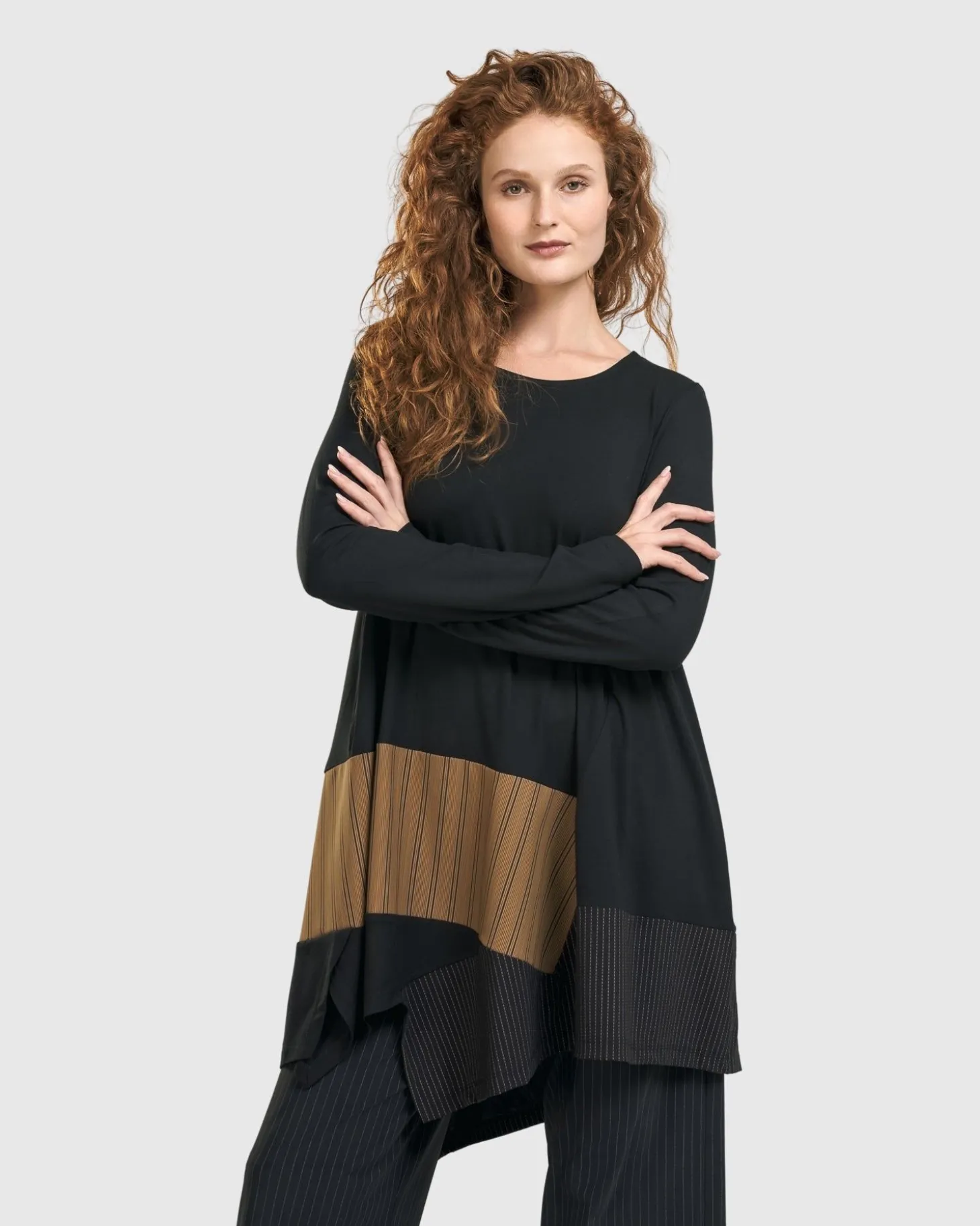 Sequoia Swing Tunic Top, Coffee