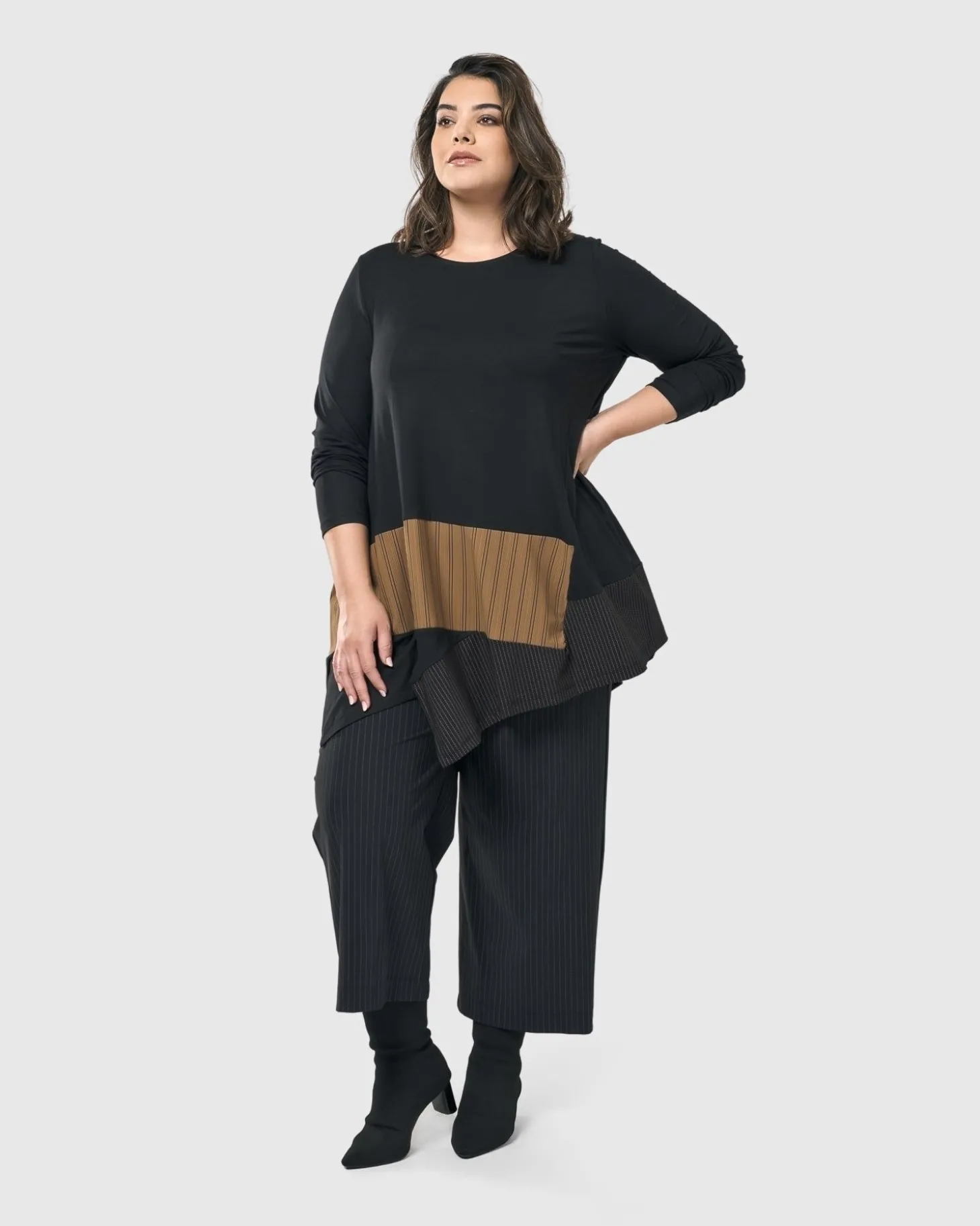 Sequoia Swing Tunic Top, Coffee