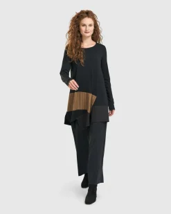 Sequoia Swing Tunic Top, Coffee