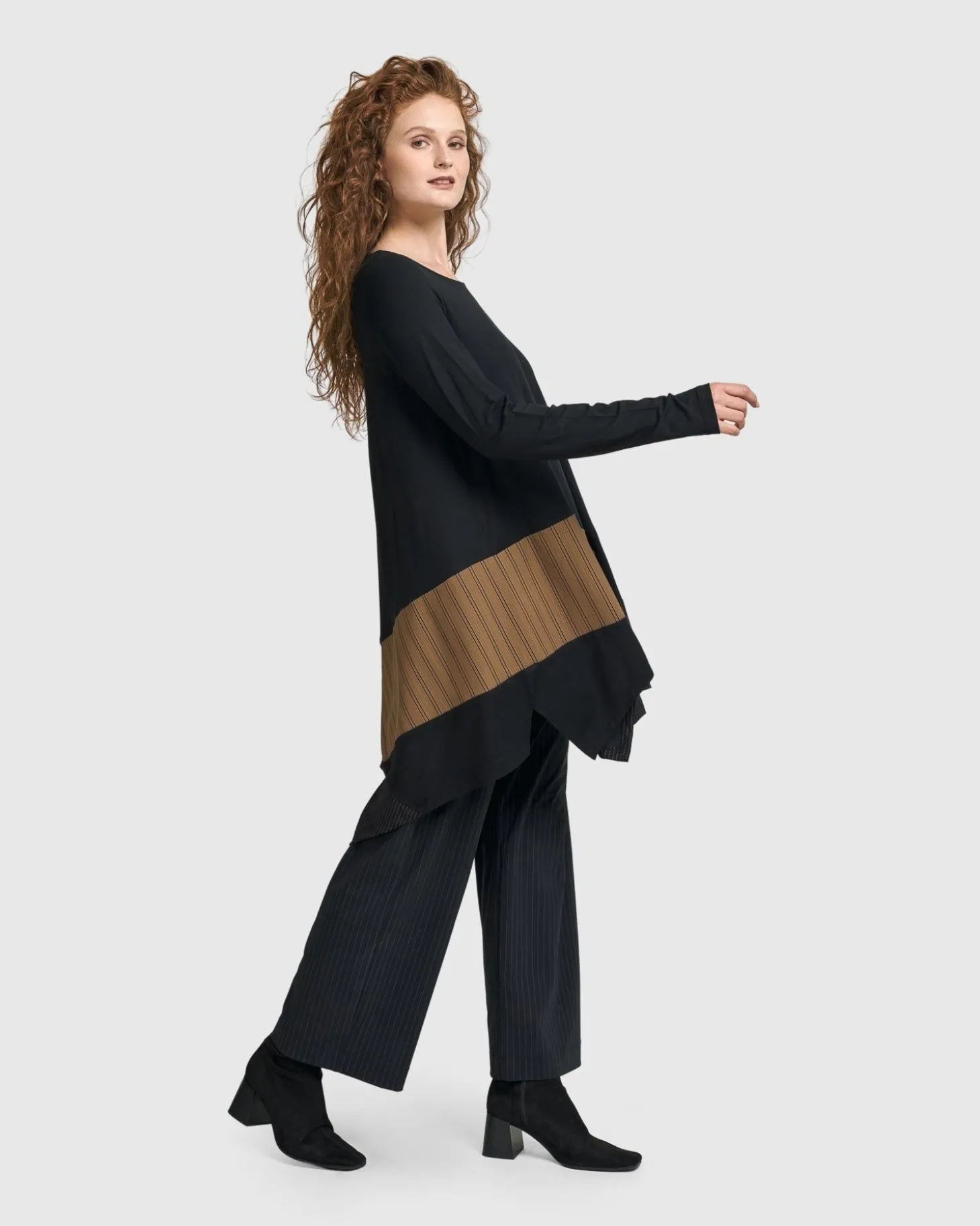 Sequoia Swing Tunic Top, Coffee