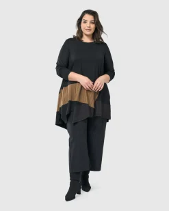 Sequoia Swing Tunic Top, Coffee