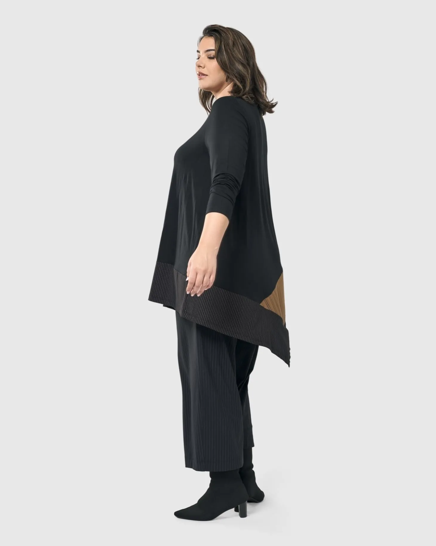 Sequoia Swing Tunic Top, Coffee