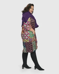 Siesta Oversized Sweater, Purple