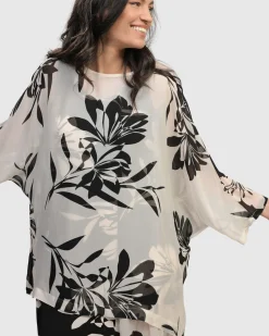 Sitting Poolside Tunic Top, Floral