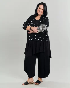 Skylar Crop Cardigan, Squares