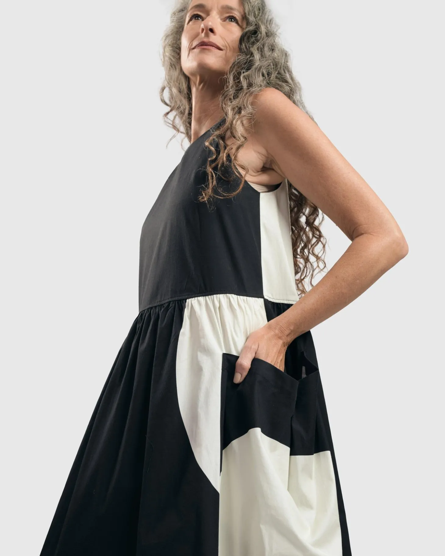 Sleeveless Maxi Dress, Black