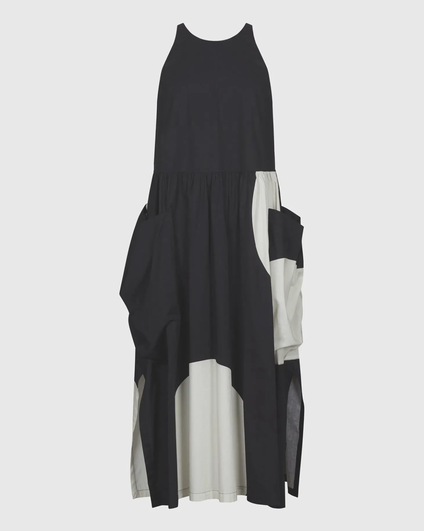Sleeveless Maxi Dress, Black