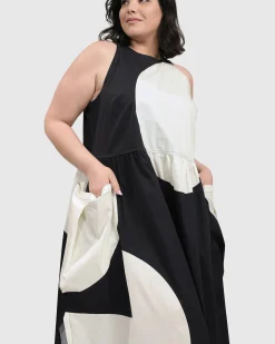 Sleeveless Maxi Dress, Black