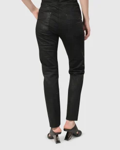 Snake Iconic Stretch Jeans, Black