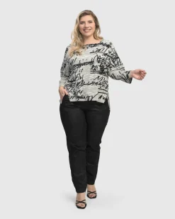 Snake Iconic Stretch Jeans, Black