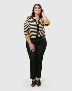 Snake Iconic Stretch Jeans, Black