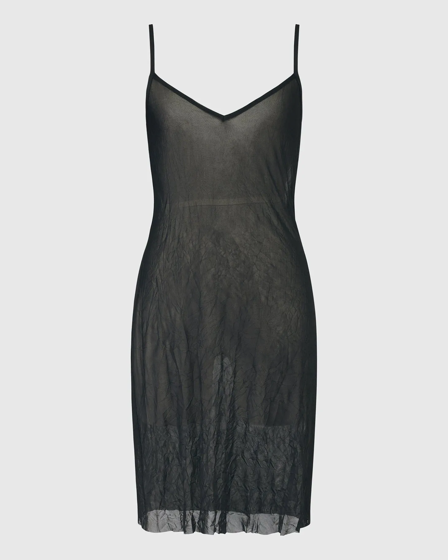 Soft Chiffon Cocoon Dress, Pewter