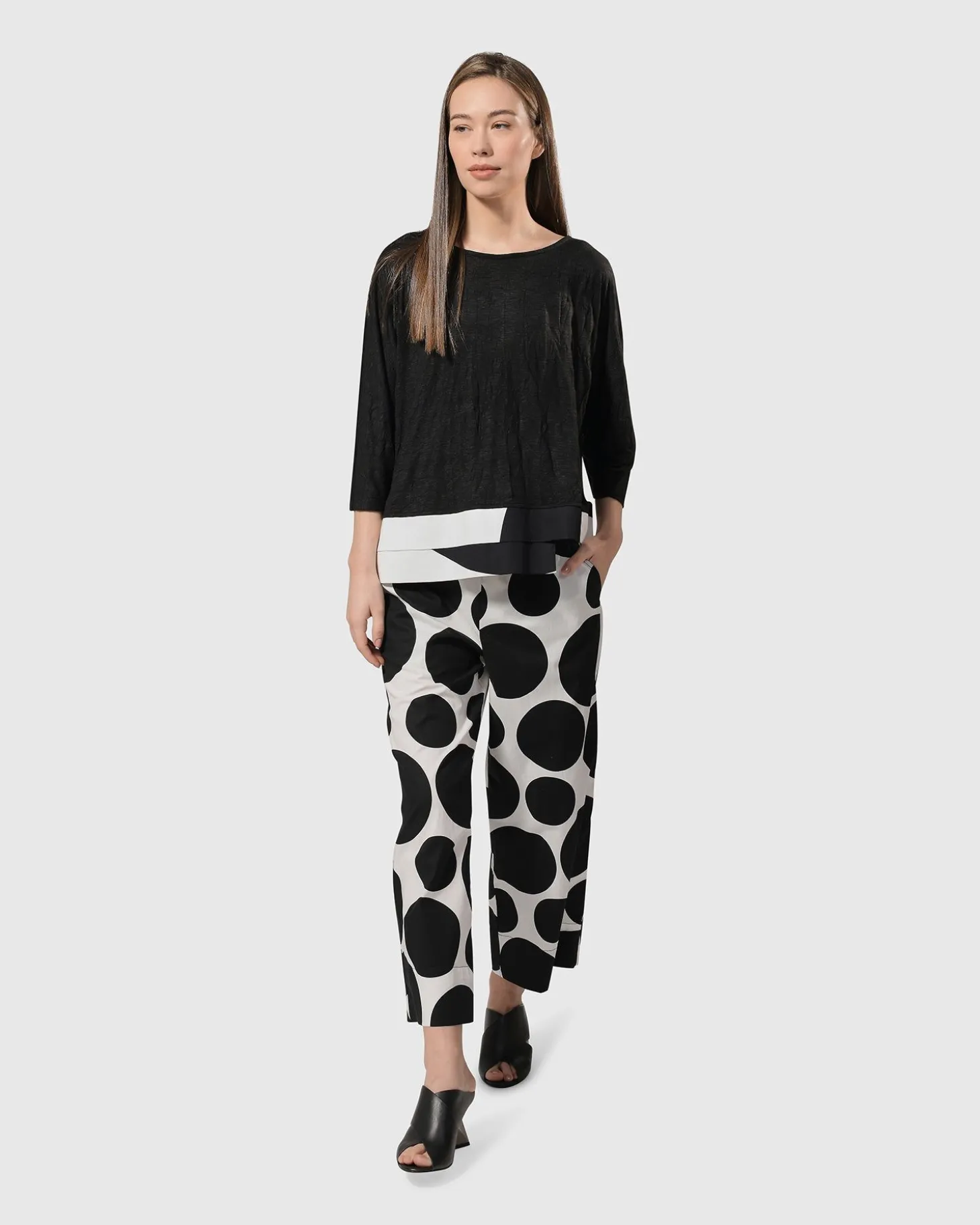 Solo Cropped Pants, Bubbles