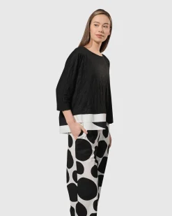 Solo Cropped Pants, Bubbles