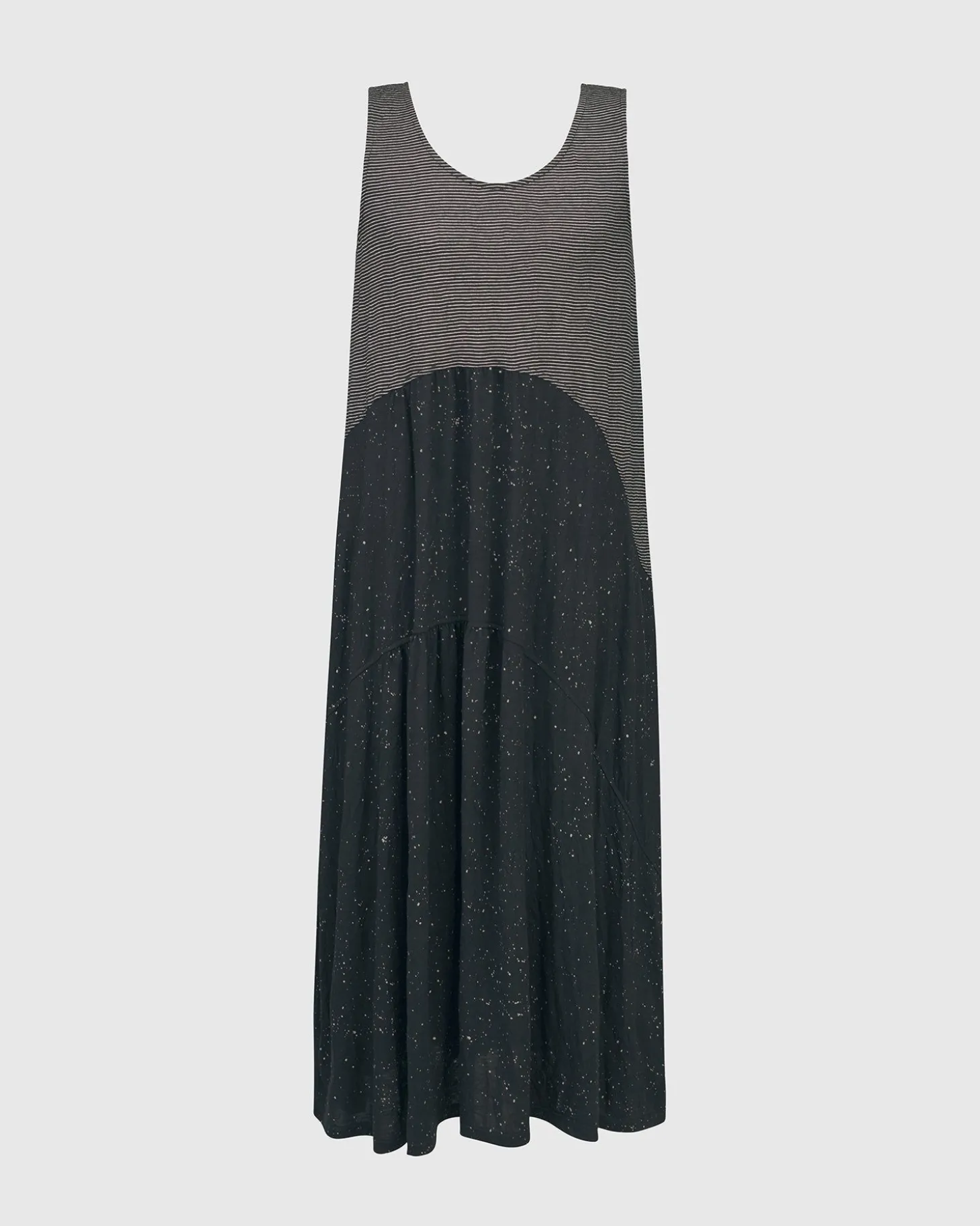 Sprinkle Crinkle Tank Dress, Black