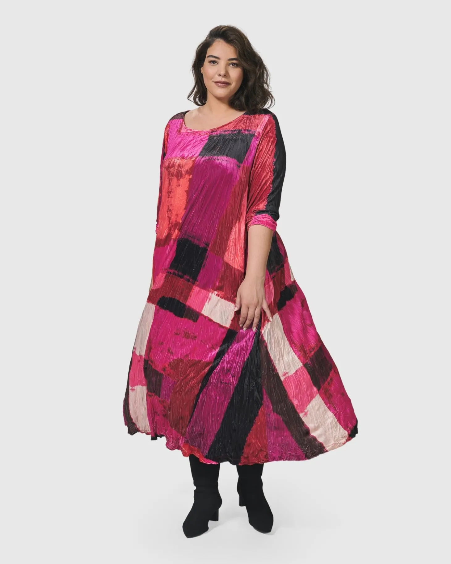 Sunset Strip Maxi Dress, Magenta