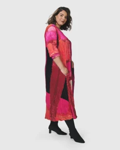Sunset Strip Maxi Dress, Magenta