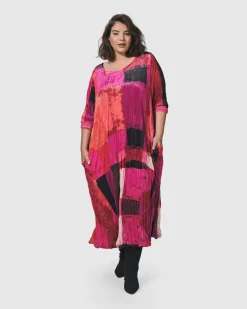 Sunset Strip Maxi Dress, Magenta