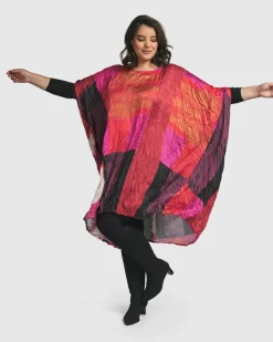 Sunset Strip Muumuu Dress, Magenta