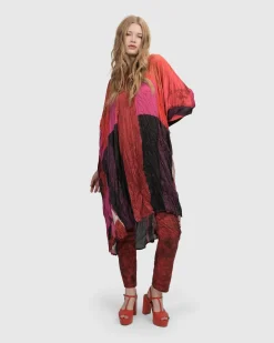 Sunset Strip Muumuu Dress, Magenta