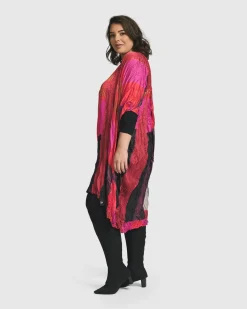 Sunset Strip Muumuu Dress, Magenta