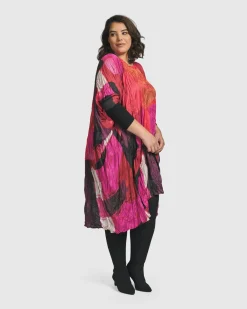 Sunset Strip Muumuu Dress, Magenta