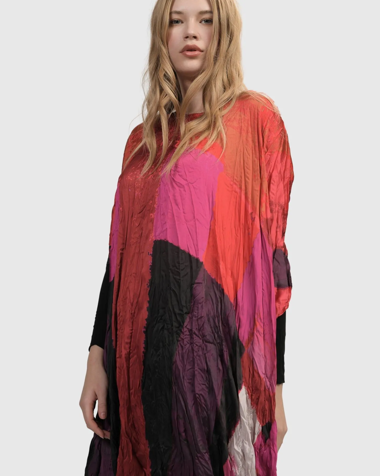 Sunset Strip Muumuu Dress, Magenta