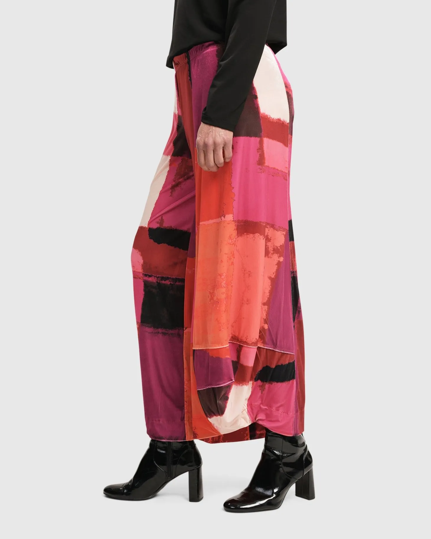 Sunset Strip Punto Pants, Magenta