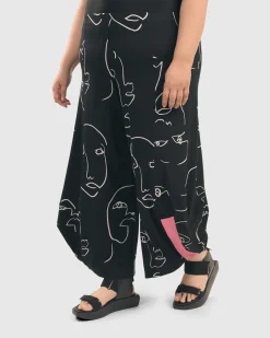 Susan Punto Pants, Faces