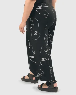 Susan Punto Pants, Faces