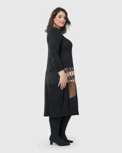 Sycamore Cocoon Dress, Coffee