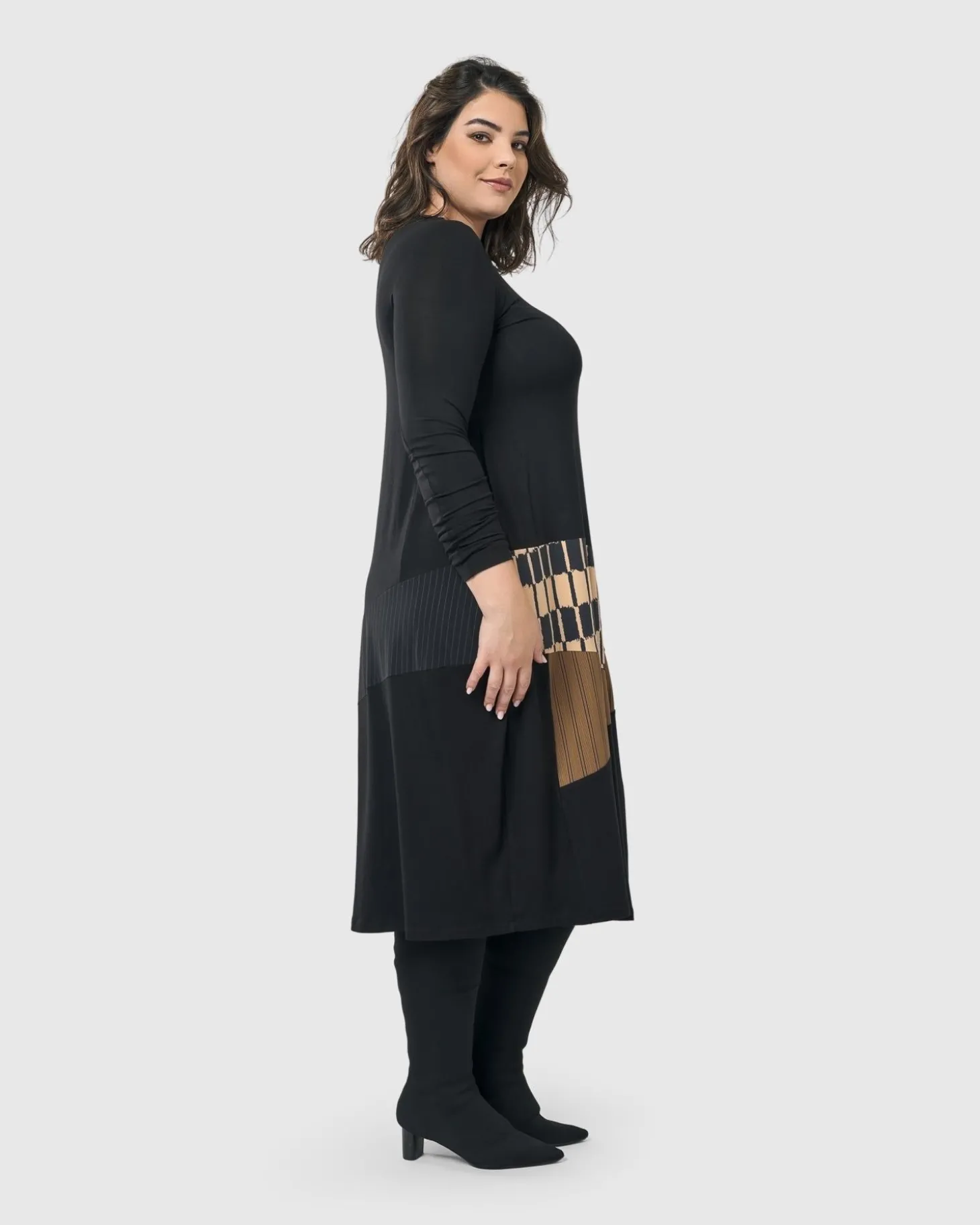 Sycamore Cocoon Dress, Coffee