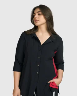 Tekbika Adeline Shirt Jacket, Black