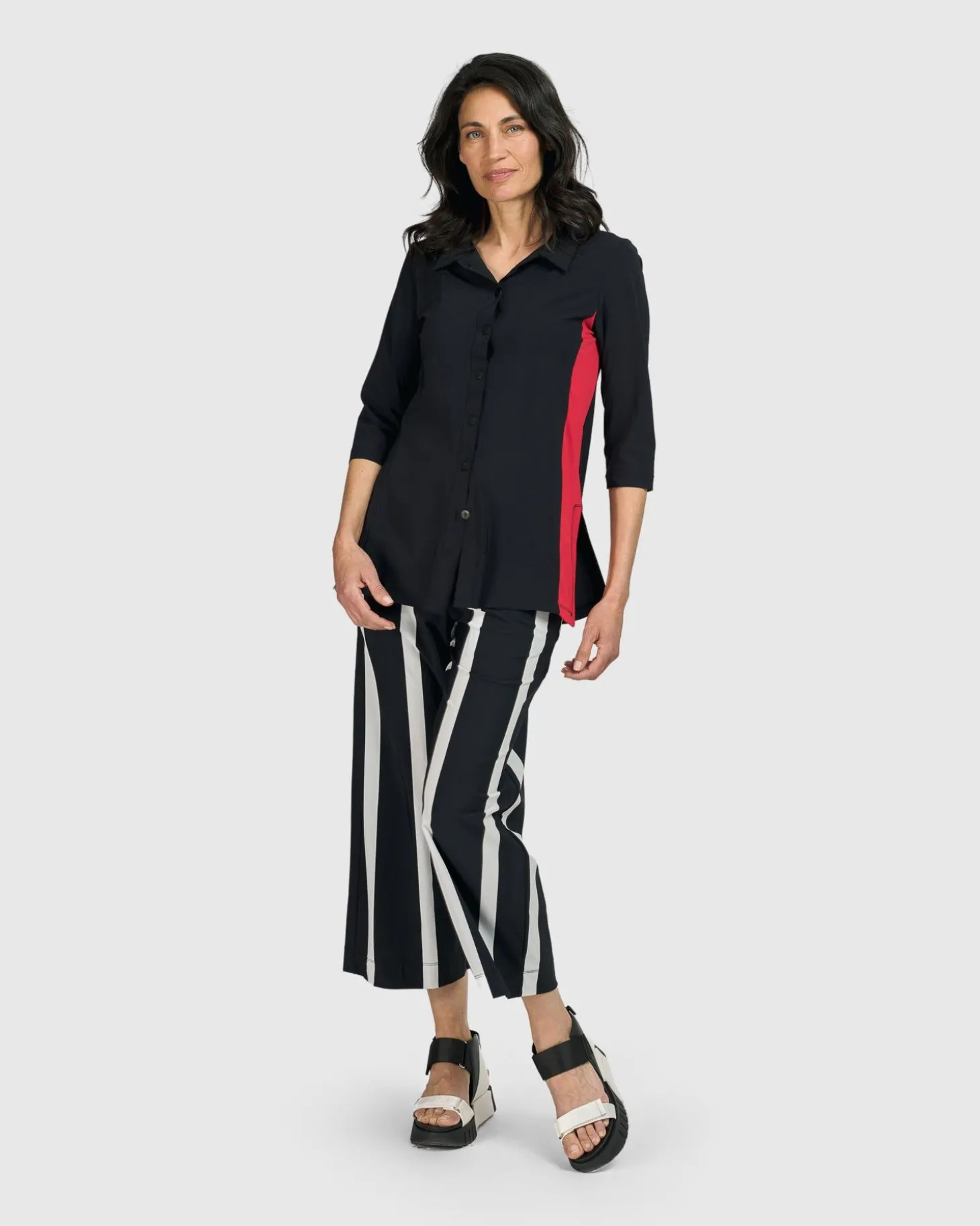 Tekbika Adeline Shirt Jacket, Black