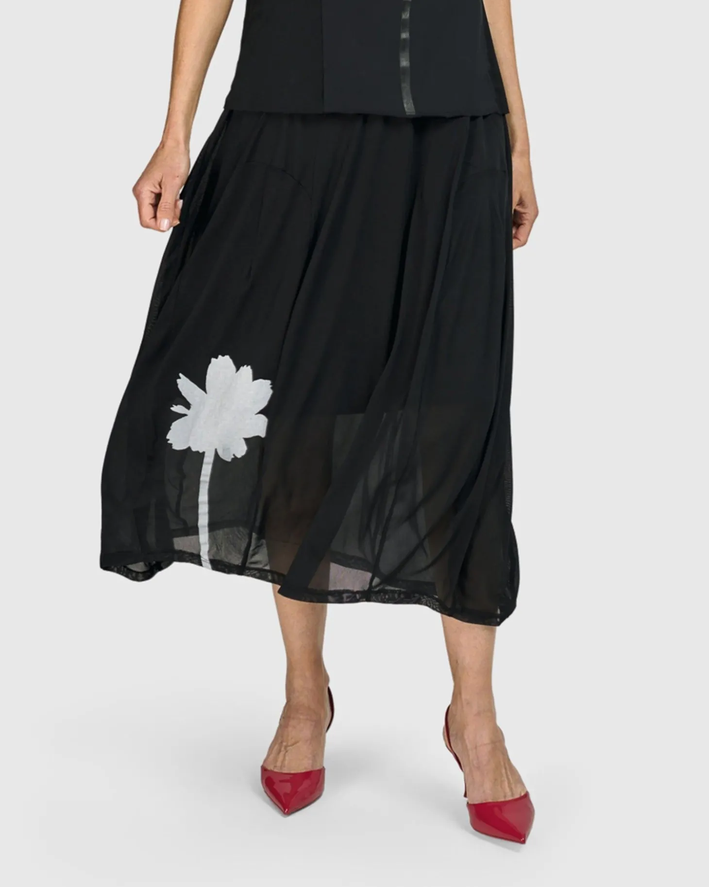 Tekbika Antoinette Flared Cocoon Skirt, Tulle