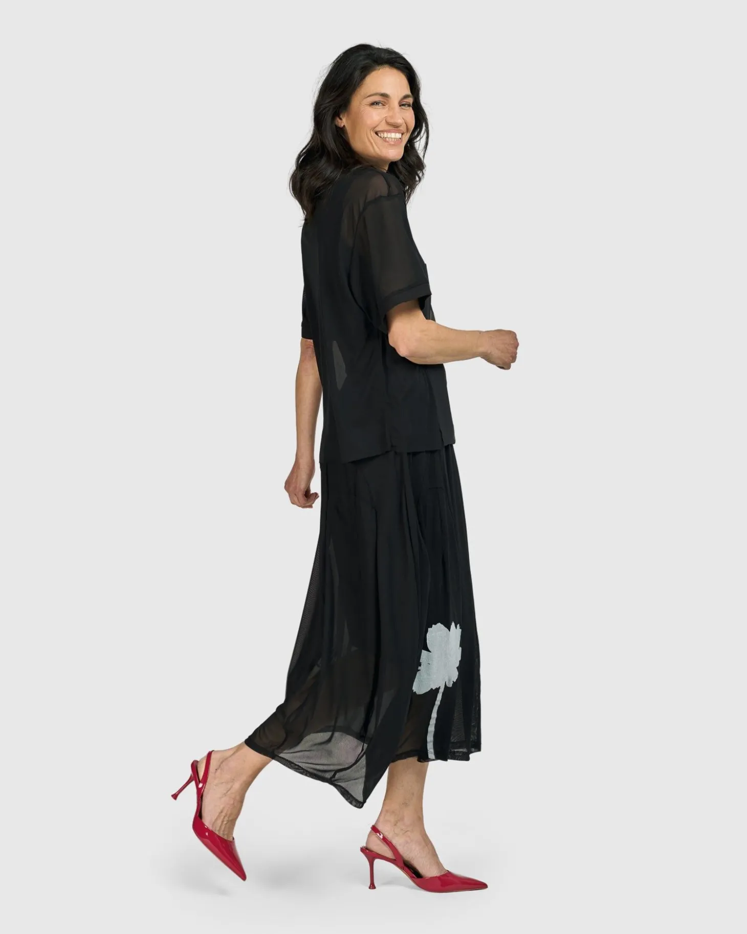 Tekbika Antoinette Flared Cocoon Skirt, Tulle
