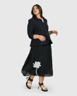 Tekbika Antoinette Flared Cocoon Skirt, Tulle
