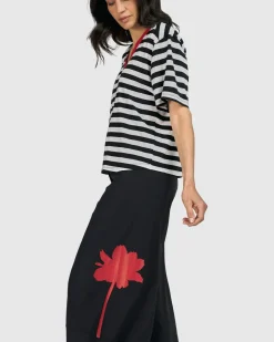 Tekbika Baudelaire Day Tee, Stripes